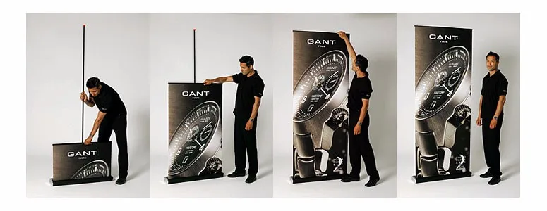 Custom PVC Printed Type Display Banner Standing Banner Advertising Roll Up Banner