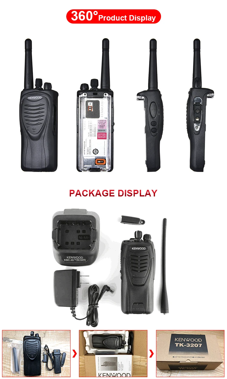 2025 Top Seller Cheap Price Tk-3207 Dmr Two Way Radio Long Range Security Guard Equipment Handheld JP Black Walkie Talkie