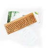 Cheap Price Usb Bulk Keyboard High Quality Bamboo Wooden Keyboard Mouse
