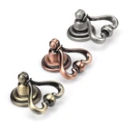 HJY Bronze Vintage Cabinet Kitchen Door Pull Ring Handle Knob Antique Zinc Alloy
