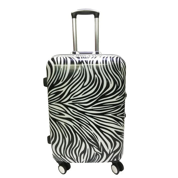 AL Cadre Léopard Impression ensemble de bagages de Chariot/cabine valise rigide