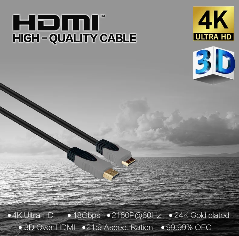 HDTV Mini HDMI to HDMI Cable High Speed Mini HDMI Cable - ANKUX.COM