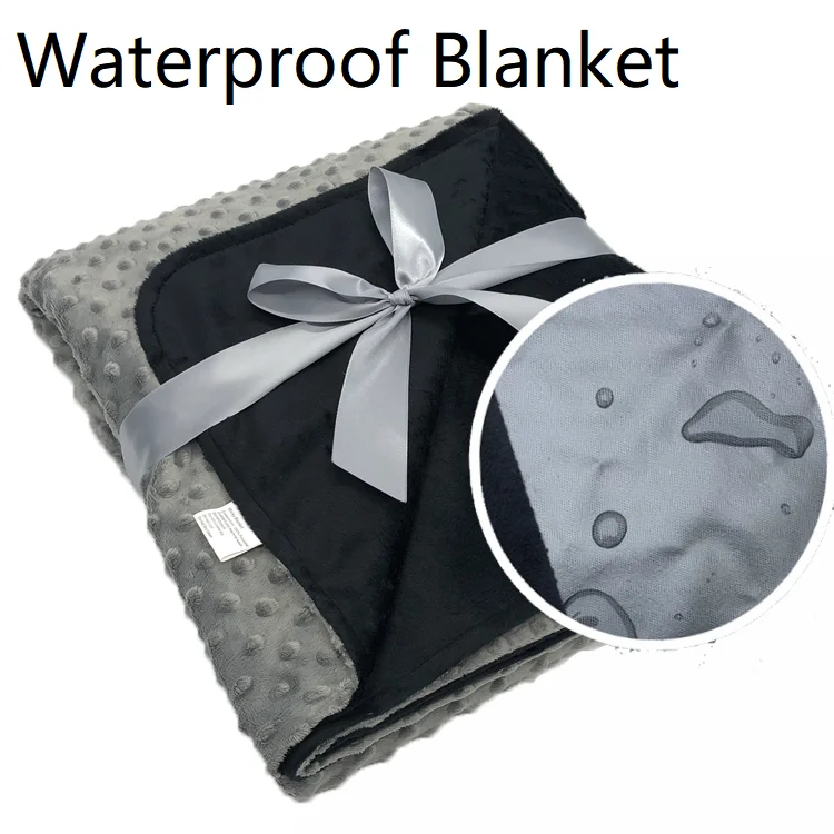 korean custom polyester fleece outdoor waterproof blanket