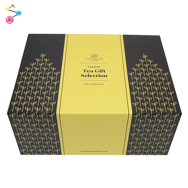 hot sale foldable paper box for tea packaging with packaging bag