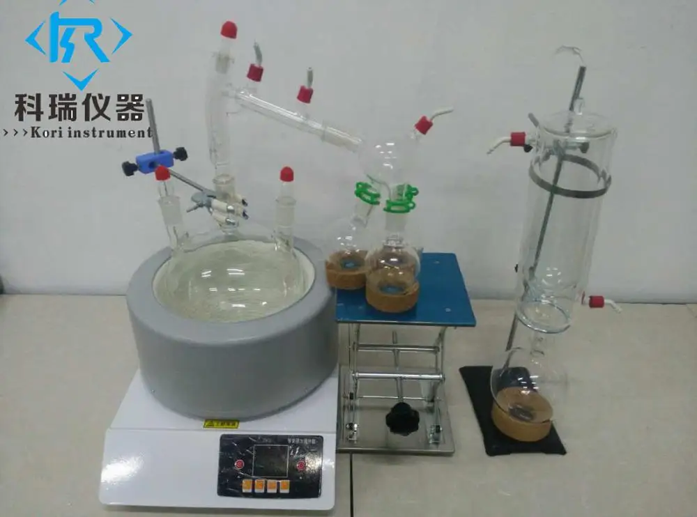 Oil Short path distillation complete kit with cold trap