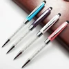 Huahao brand crystal pen with stylus for samsung galaxy s4 stylus pen stylus touch pen for galaxy s2