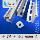 41mm Slotted Steel C Channel With 3 Meter Or Customized