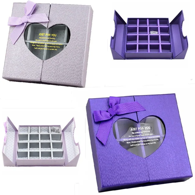 pvc windows lovely wedding gift box customized handmade candy