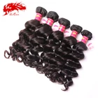 7a queen hair products 100% unprocessed high quality brazilian bundle hair