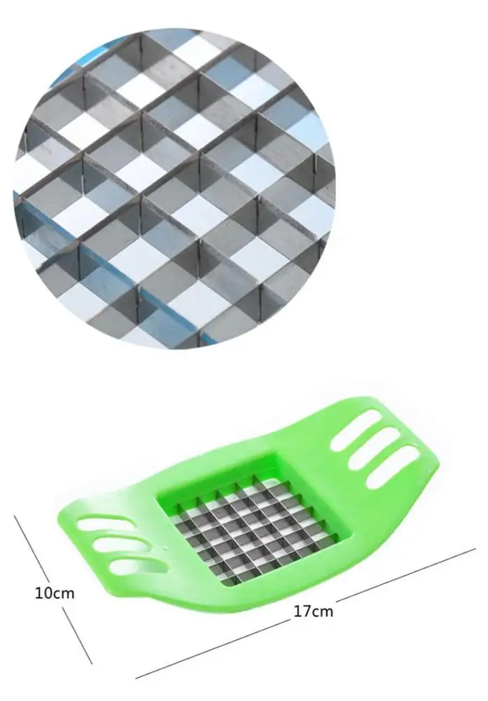 Stainless Steel Potato Cutting Device Cut Fries Crench Cutter Potato Chopper Chips Making Stick Cutting Device Fries Tool KC1044