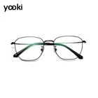 Suitable For Any Face Shape Silver Glasses Superlight Spectacle Frames Titanium Frame Eyewear