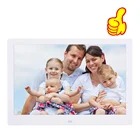 big size ads player 14 inch wall mount digital photo frame clock calendar