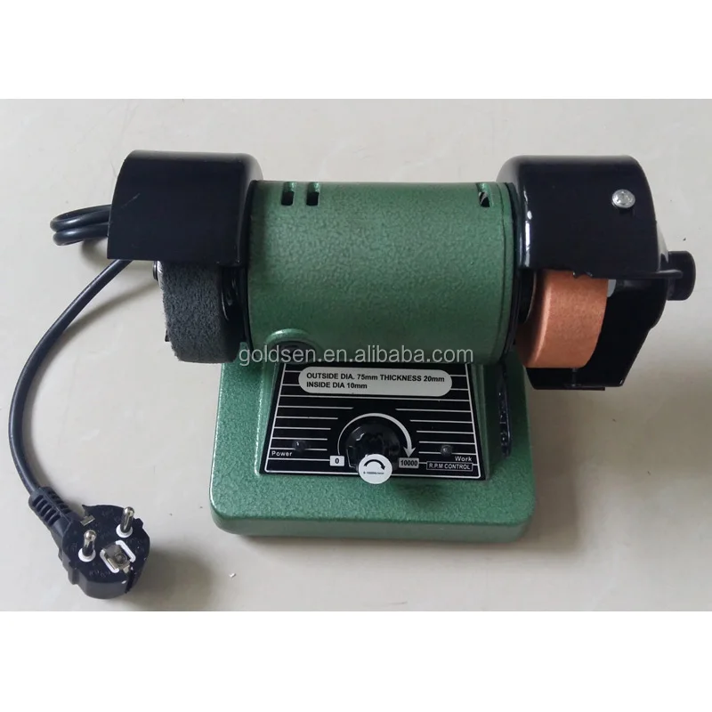 Tolhit 75mm 3 200w Hobby Small Bench Polisher Grinder Electric