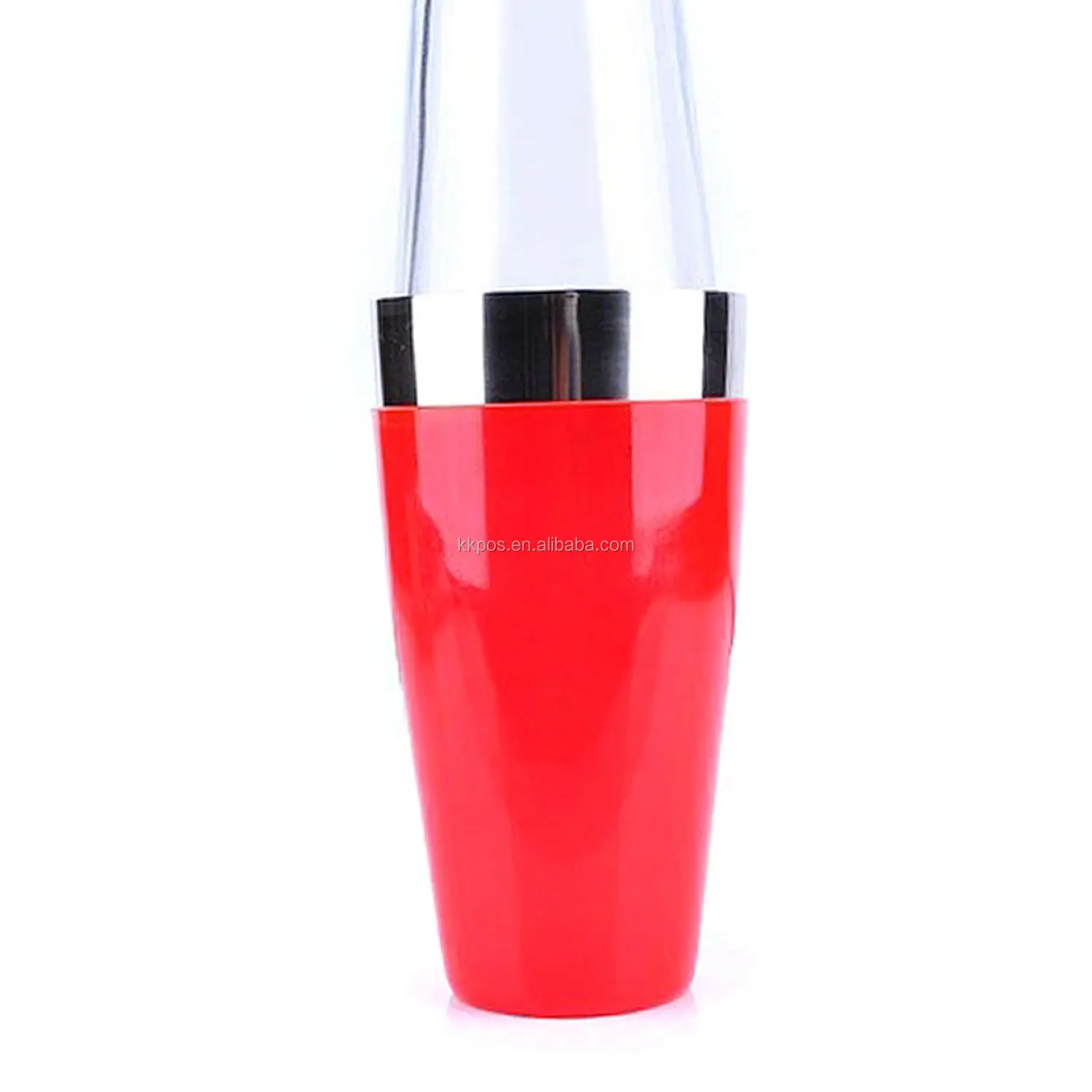 COCKTAIL SHAKERS 28 oz Stainless Steel Bar Shaker with Red PVC Coating