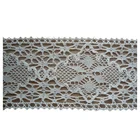 New Lace Designs Jacquard Embroidery Nigerian Nylon Lace Trim