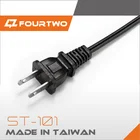 Top quality UL CUL NEMA 1-15P 2 pin flat iron ac power cord plug