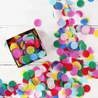 Multi Color Round Biodegradable Tissue Paper Confetti for Wedding Decoration