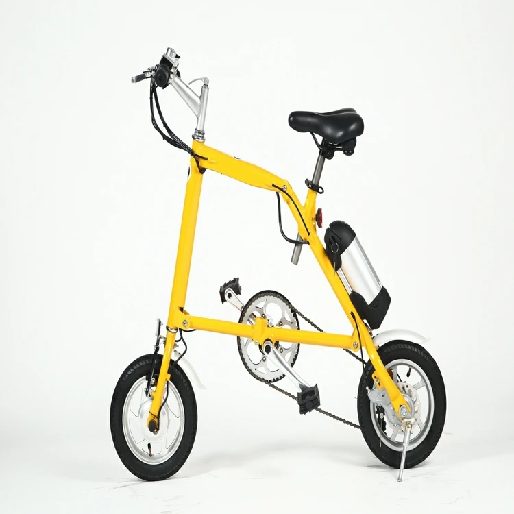 12" mini electric folding bike stand up electric bike