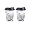 7 oz Dixie Cups_Single Double Wall Disposable Dixie Coffee Cups_Branded Logo Printed Paper Coffee cups