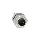 waterproof IP40 M16 3 pins male receptacle cable connectors