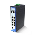 YH628GSP-SFP L2 web snmp ring 8 port gigabit managed poe switch