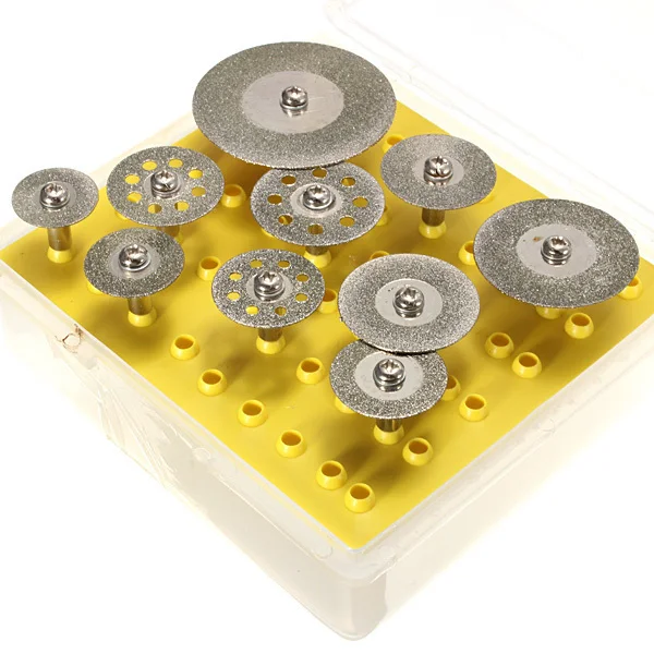 2015 Promotion Top Fashion Electric Saw Makita 3 Sets/lot _ 10pcs Diamond Cutting Discs Cut-off Wheel Set For Dremel Rotary Tool