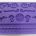 2089 cake decoration mold silicone lace fondant mold