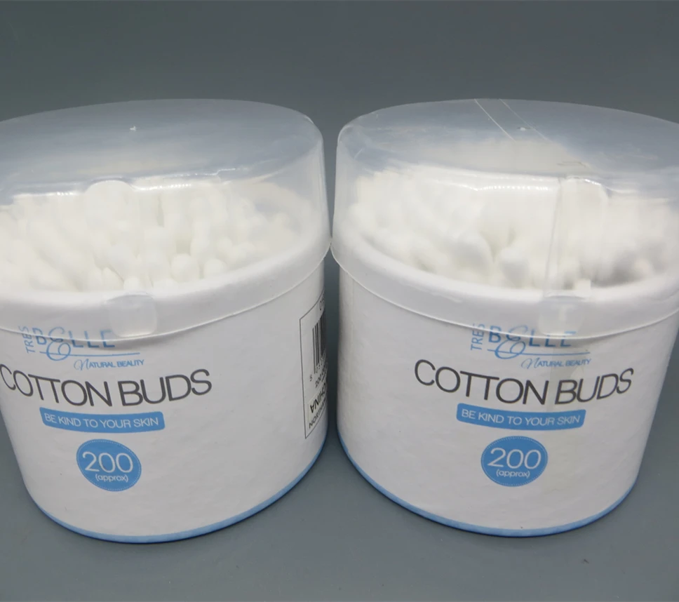 q-tips wood cotton swabs