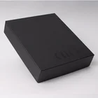 customize black multi-drawer jewelry gift printing your logo packaging paper box free shipping for sample