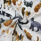 Plain Pure Printed Silk Floral Chiffon Saree Fabric