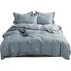 hot sell 100% cotton twill reactive printing quilt cover bedding set for home
