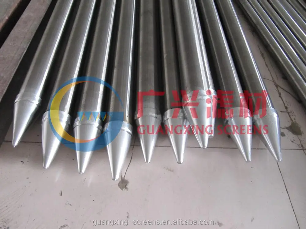 pipe g.i steel Wellpoint Material Screen For Filter Steel With Stainless