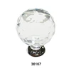 30mm Glass Knobs Crystal Cabinet Handle Door Knob 36167