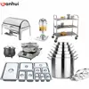Stainless steel cookware, gn pan, chafing dish and more catering equipment