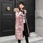 Cheap Price wholesale winter coat warm padded clothes long coat woman