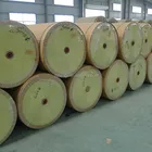 white/yellow silicone coated release paper/ Jumbo roll siliconized paper