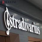 Hot sale waterproof stainless steel frontlit 3D letters advertising sign logo