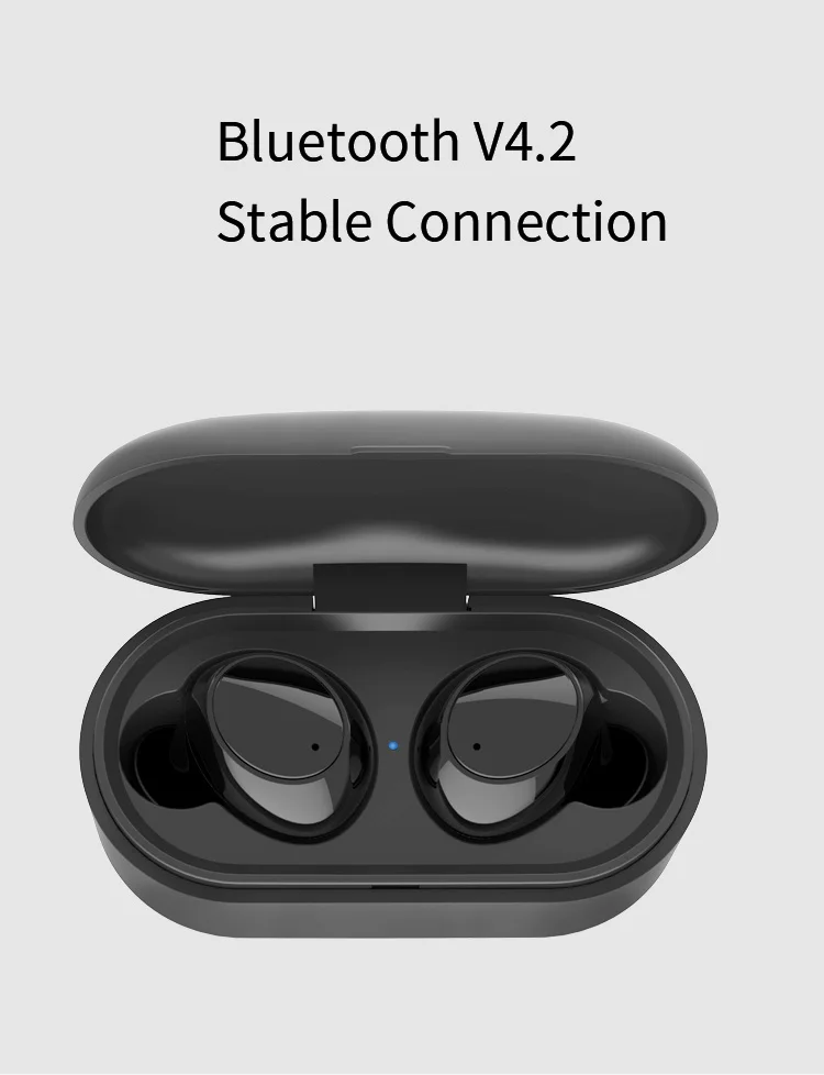 Factory direct sell new trending 2019 Y1 tws  wireless sport earphone headphone with charging case for iphone X