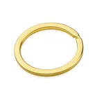 Factory Custom Car Metal Key Ring, Hot Selling Cheap Gold Ring Key