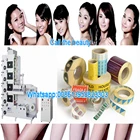 HAS VIDEO Adhesive transparent PVC PE BOPP PET IR UV flexo sticker label printing machine ( With die cutting and slitting)
