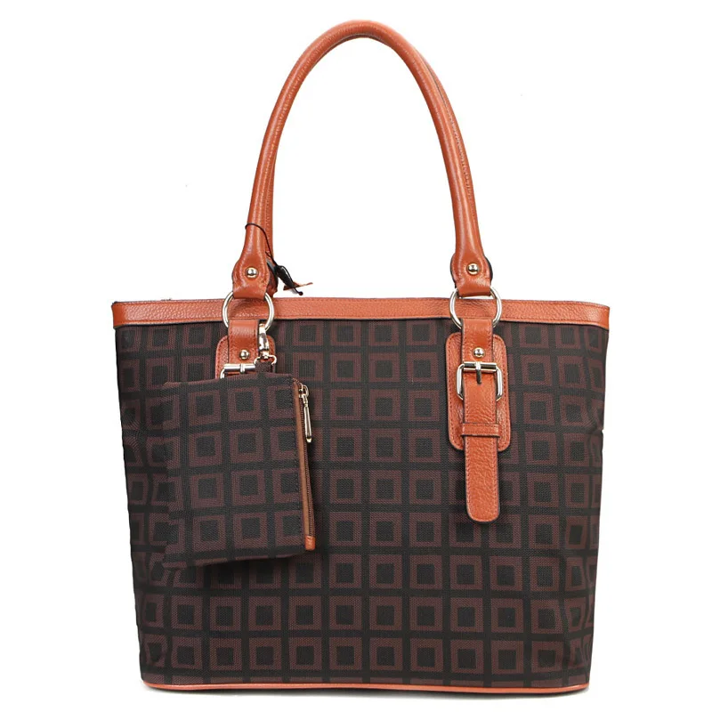 Women's Fashion Genuine Leather Bag Bolsas 2015 Women's Classic Cowhide Bag Coffee Vintage Female Shoulder Bags LY-5006