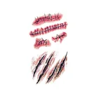 3D Semi Permanent Special Design Bulk Temporary Sticker Intim Body Face Halloween Tattoo