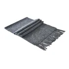 BLUE PHOENIX super soft plush woven twill 100% wool thick winter long scarf with tassel