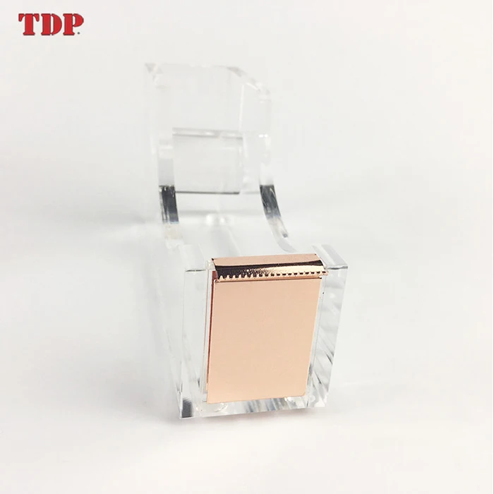 Acrylic Adhesive Tape Dispenser Handmade Acrylic Tape Dispenser With Customized Logo