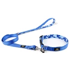 OEM service camo harness dog puppy collar and leash combo set