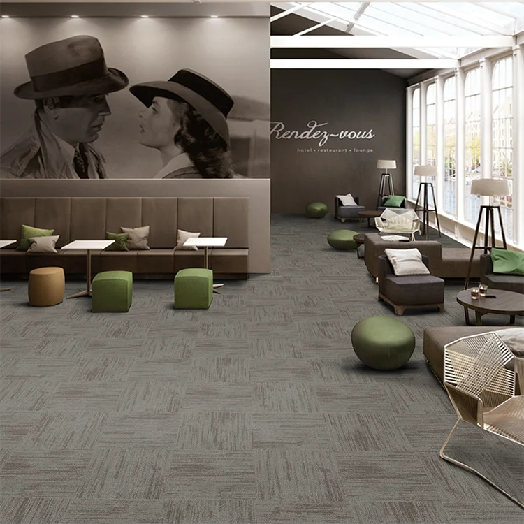 removable Polyamide 50x50 Commercial Office glasbac carpet tile