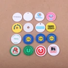2018 BSCI SGS Cheap eco friendly Custom plastic trolley token coin