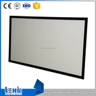 138 inch 16:9 Moderate Price Fixed Frame new pull up silver projector screen