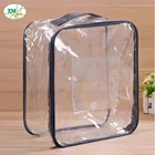 Wholesale Clear Pvc Plastic Packaging Bag With Snap Button For Blanket