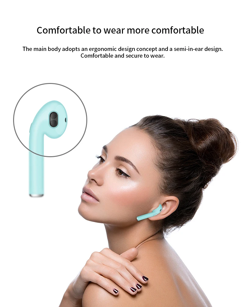 i16 tws 5.0 earphones with charge box tws wireless earbuds - ANKUX.COM